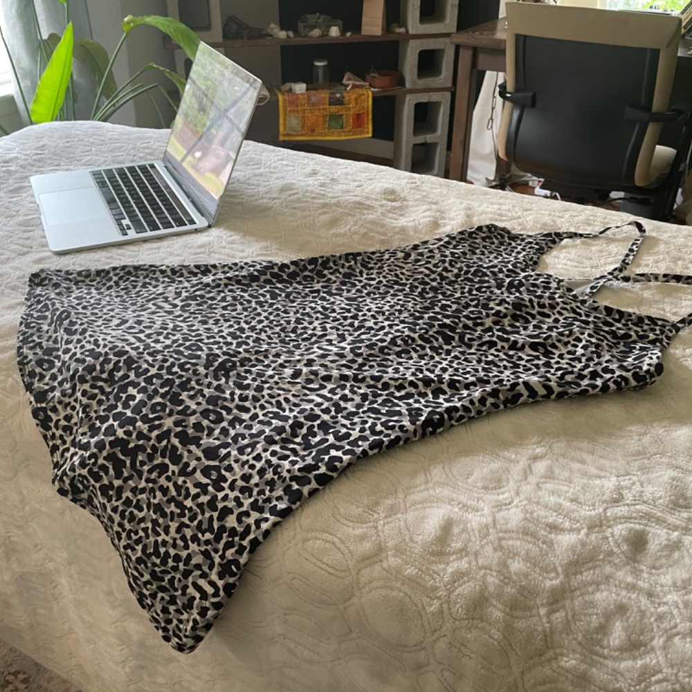 Outdoor Voices The Exercise Dress Snow Leopard